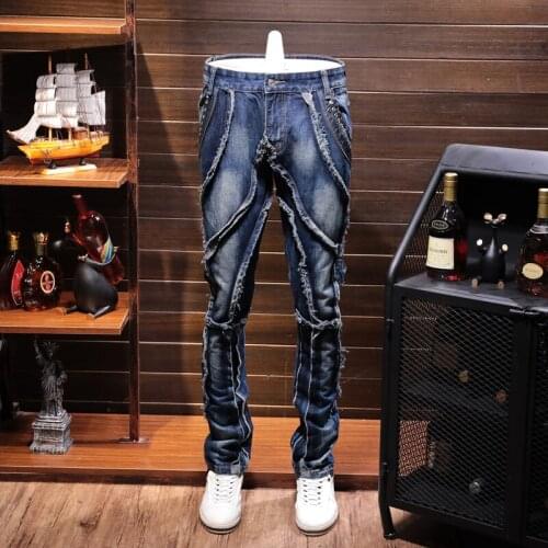 ZWTY Mens Autumn Jeans