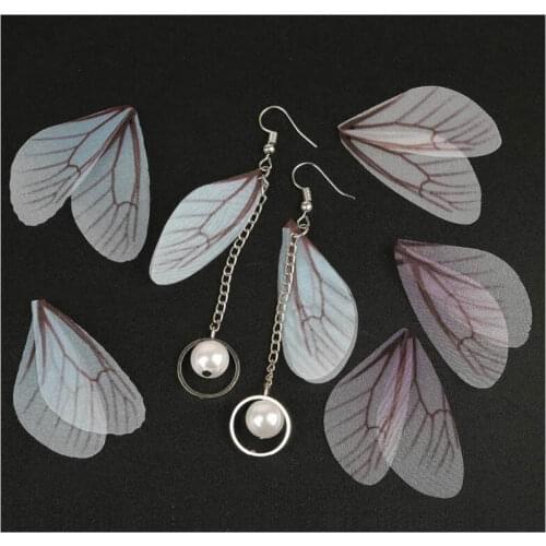 10 Pieces Butterfly Dragonfly Wing Charms For Women Earrings Pendant Diy Jewelry Making