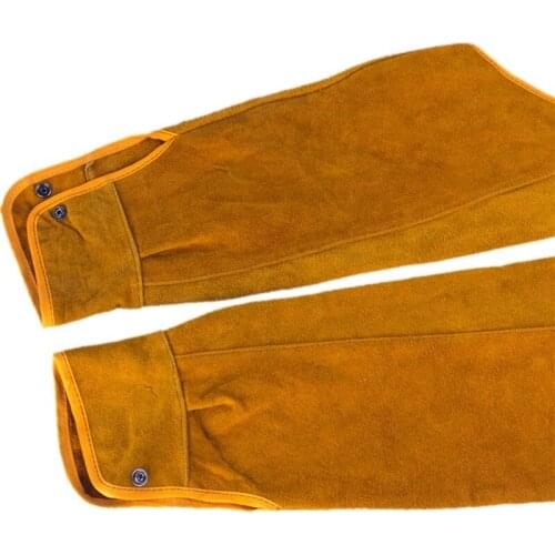 2pcs 21.6 inch Imitation Leather Welding Sleeves Protective Heat Arm Sleeve Tool