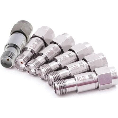 2W SMA Coaxial Fixed Attenuators Frequency 6GHz 8GHz SMA Fixed Connectors 649E