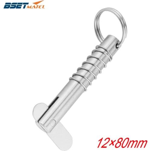 M12*80mm Marine grade stainless steel 316 Boat Quick Release Pin Marine Hardware Deck Hinge Replacement Accessories