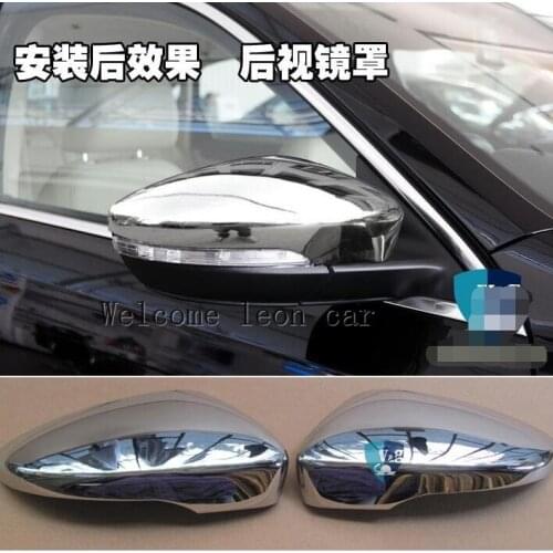 Chrome Rearview Side Mirror Cover Trim for VW Passat CC 2009 2010 2011 Rear mirror decorative cover