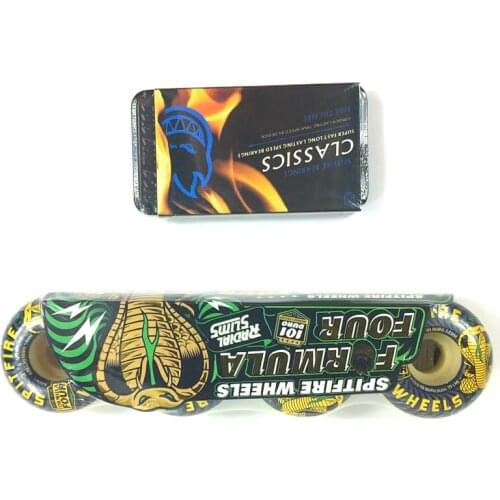 Skateboard Wheels 54*32mm Green Polyurethane High Resilience Professional Bearing Spitfire Wheel 101A Hardness Formula