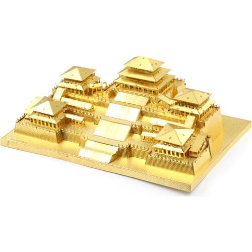 3D metal Puzzle First Emporer of Qin Epang Palace Model J033 DIY 3D laser cutting Jigsaw puzzle model Nano Puzzle Toys