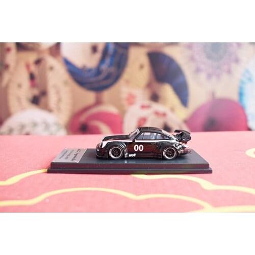 1/64 MC 930 Black Car Models Alloy Car Furnishing Articles Gifts RWB