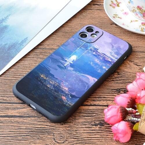 For iPhone Above The Clouds Print Soft Matt Apple iPhone Case