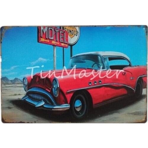 NEW Motorcycle Indian Metal Wall Art Tin Sign Plaque Metal Vintage Garage Home Decor Retro Route 66 Car Iron Painting Decoration