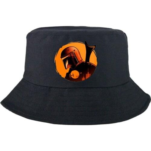 Disney Star Wars Double-sided Panama Cap Outdoor Street Graphic Bucket Hat Summer Casual Man Women Fishing Hat Sunbonnet Fedoras