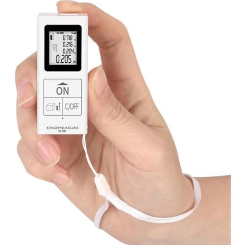 Portable Mini Handheld Laser Distance Meter 35M Digital Laser Rangefinder LCD Distance Area Volume Room Measurement Range Finder