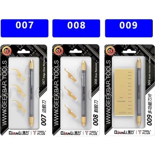 Qianli 007 008 009 High Quality CPU IC Chip Glue Remover Knife Thin blade motherboard BGA chip glue Cleaning Scraping Pry Knife