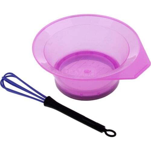 Salon Hair Coloring Dyeing Dye Bowl Tint Bleach Tool( include scale mark ) + Mixing Paint Stirrer