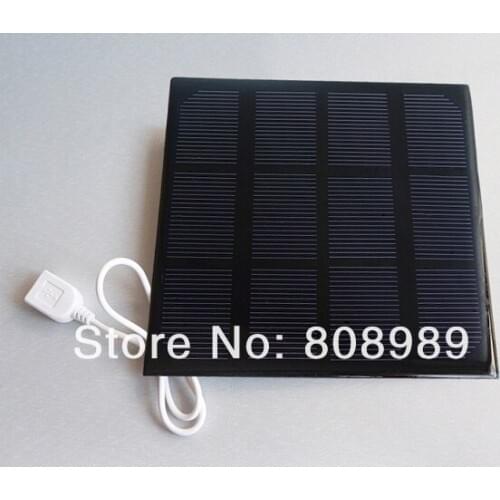 3W 6V Solar Charger Monocrystalline Solar Cell Panel Diy Solar Mobile Charger For Mobile Power Bank 2pcs Free Shipping