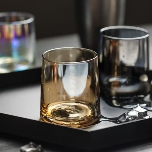 300ML Whiskey Glass Cup Crystal Wine Cocktail Brandy Drinkware Transparent Home Kitchen Drinking Glasses кружки бокалы для вина