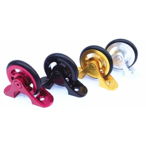 Ultralight Aluminum Alloy Folding Bike Mudguard Easy Wheels For Brompton Bicycle Mud Removal Wheelset Rubber BMX Components