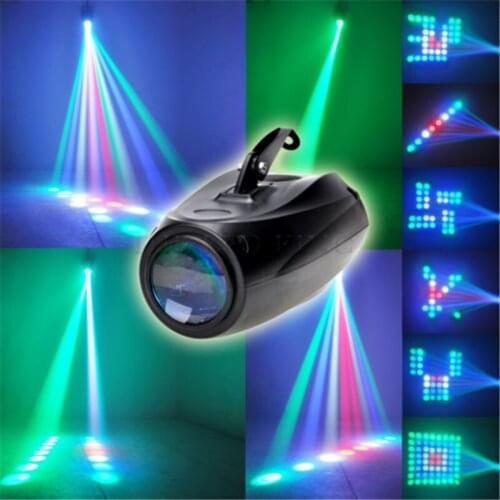 Led double head disco light spotlight audio DJ party light 128/64LED double head airship projection light Christmas dance stage