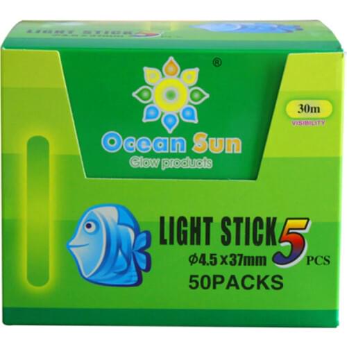 250pcs/50bags 4.5*37mm/3.0*25mm Chemical Fishing Light Sticks Glow Sticks Fluorescent Fishing Light Sticks Fish Bait Alarm Tools