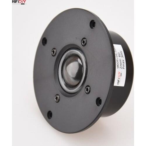 HIFIDIY LIVE hifi 4 inch Tweeter Speaker Unit Oil - transparent Silk edge film 6OHM 30W plastic 104mm Treble Loudspeaker D1-104S
