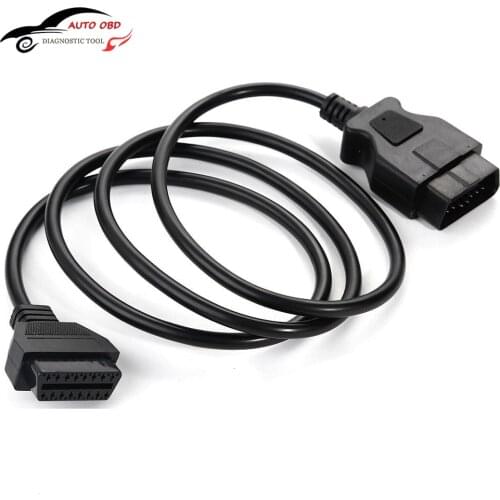 1.5M OBD2 16 Pin Male To Female Diagnostic Extension Cable 5ft Elm327 Bluetooth Obdii Obd 2 16Pin Extension Diagnostic Cable