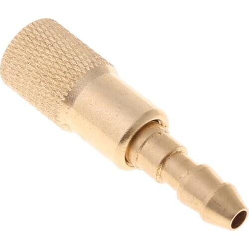 1PC Car Auto Brass 6mm Tyre Wheel Tire Air Chuck Inflator Pump Valve Clip Clamp Connector Adapter