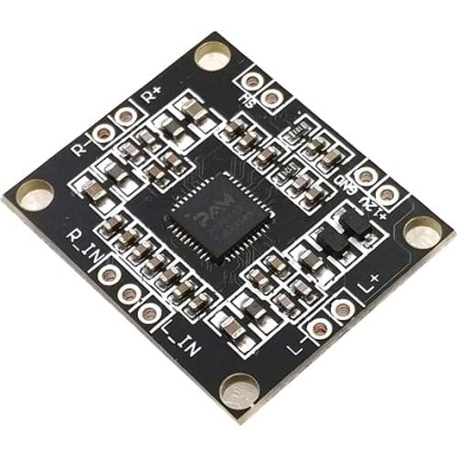 1PCS GREAT IT PAM8610 2x15W amplifier board digital two-channel stereo power amplifier board miniature