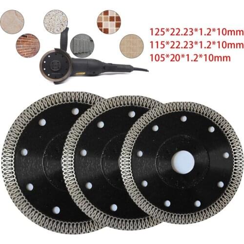 1pc Saw Blade 10mm THIN Edge 4/4.5/5 Inch Ultra-thin Diamond Saws Blade Hot Pressed Sintered Mesh Turbo Cutting Disc