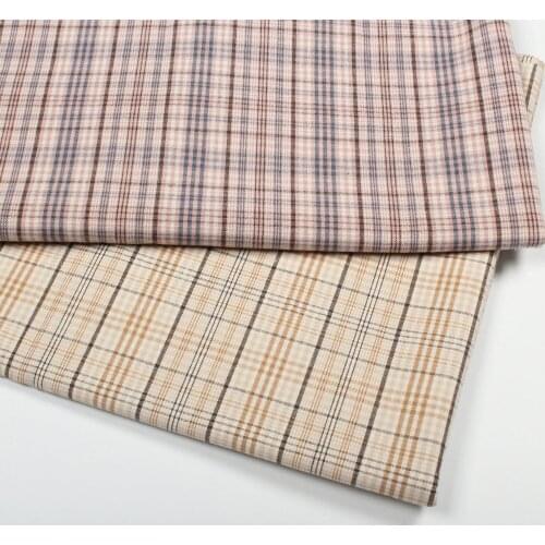 100x145cm High Quality Cotton Plaid Stripe Fabric for Handmade Hometextile Fabric Cloth Sofa Curtain Bag Cushion Tablecloth