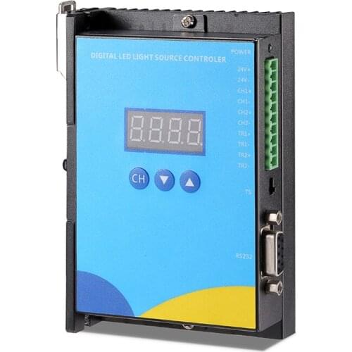 2 channel frequency flash trigger machine visual light source brightness adjustment an out two digital power tuning controller