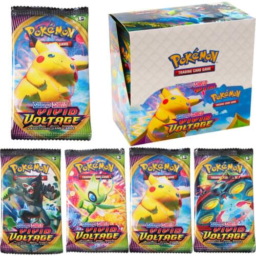 324Pcs/Box Pokemon Hidden Fates Cards English Evolutions Booster Collectible Trading Card Game Children Toy
