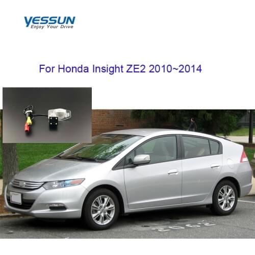 Yessun Car Rear View Reverse Backup Camera For Honda Insight ZE2 2010 2011 2012 2013 2014 license plate camera or housing mount
