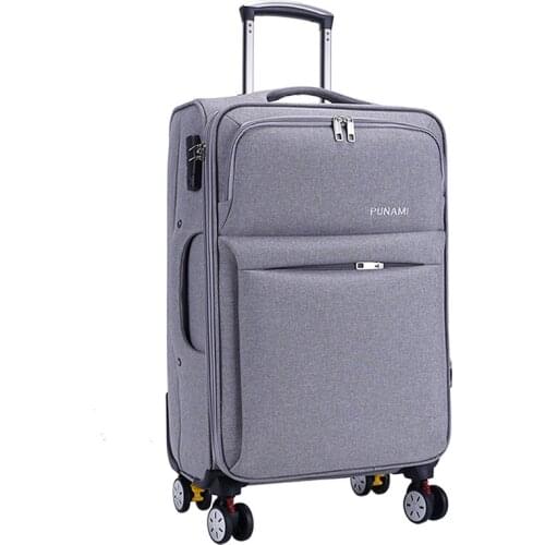 20"24"28" inch Girl Retro Rolling Luggage bag Women Oxford Trolley Suitcase Men Fashion brand Travel bag students password box