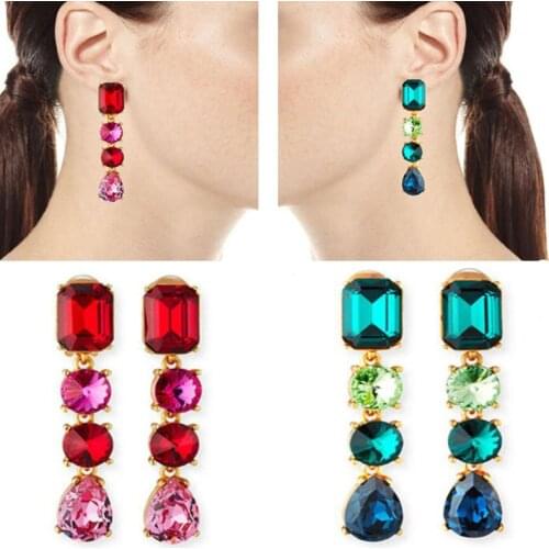 CSxjd 2019 New Luxury Crystal mix and match without pierced ears ear clip