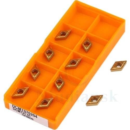 DCMT070204 VP15TF US735 UE6020 high quality carbide inserts turning tool metal Lathe Tools CNC tool turning insert Lathe Tools