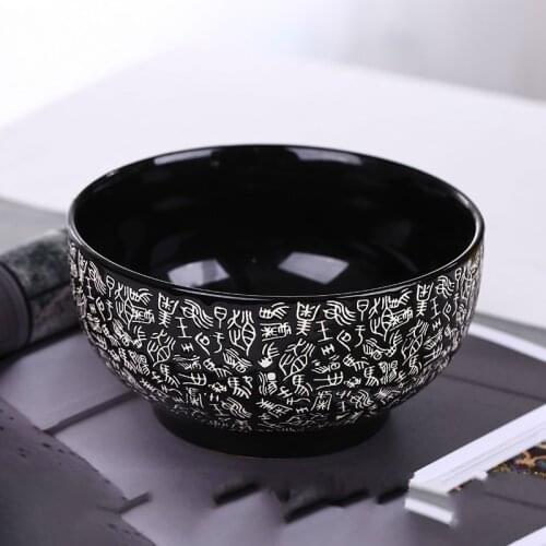 Japanese style household ceramic ramen bowl large noodle bowl ceramic bowl salad bowl