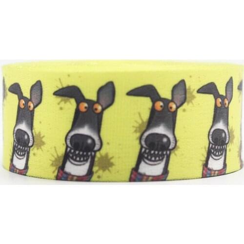 Yellow Greyhound Double Sided Printing Lanyard Custom Ribbon Design Logo for DIY Keys Mobile Phone Hang Rope USB ID Card Badge