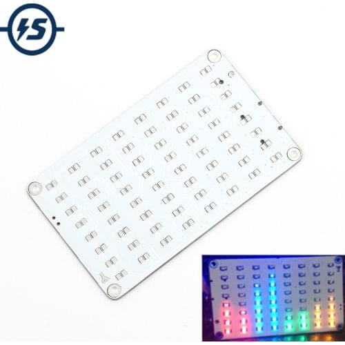 Audio Spectrum LED Indicator 4 Colors 8x8 5V FFT Voice Control Matrix LED Red/Blue/Green/Yellow Electronic DIY Kits