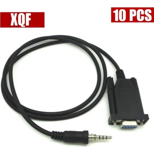 XQF 10PCS Programming Cable for Yaesu Vertex VX-6E VX-7R VX-177 VXA-700 VXA-710 Radios