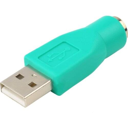 Hot 1pc New USB Male To For PS2 Female Adapter Converter for Computer PC Keyboard Mouse Hot WorldwidePromotion Wholesale