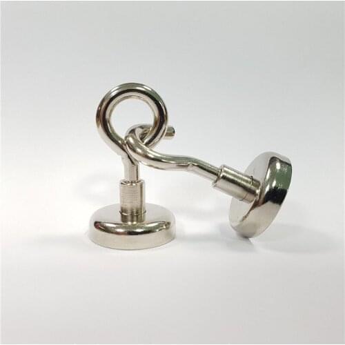 16/20 Mm Magnetic Hook Diameter Heavy-duty Magnet Neodymium Iron Boron Hook Suitable for Home Kitchen Workplace Office Garage