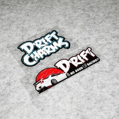 NO.S312 GalonDeco Japanese JDM DRIFT Fashion Reflective Sticker Decals Modified Car Glue Sticker Car Decoration