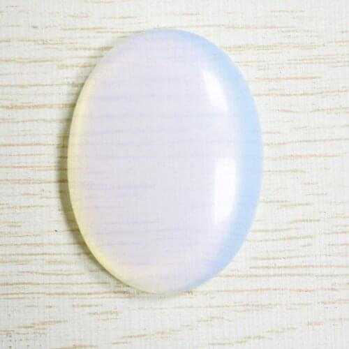 Opal Stone Bead Oval CAB Cabochon No Drill Hole Beads for DIY Jewelry Accessories 30x40mm 10pcs/lot Free Shipping