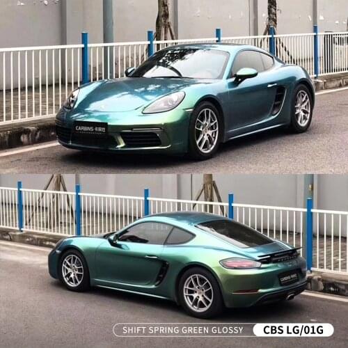 Factory Wholesale Shift Spring Green Matte PVC Auto Body Stickers Paper 1.52m 18m Vinyl Wrapping For Car