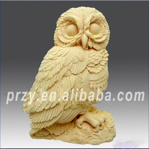 DIY owl handmade silicone soap cake decoration candle mold
