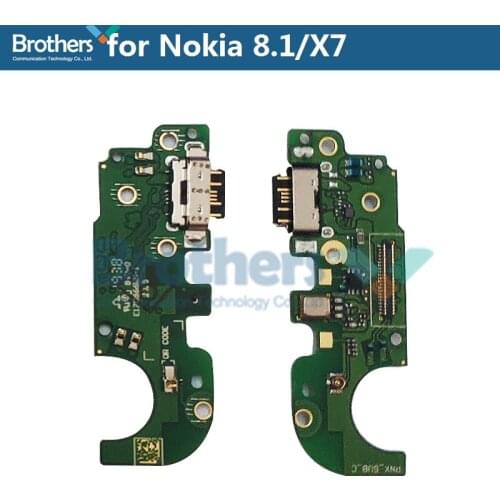 Type-C Charge For Nokia 8.1 X7 USB Charging Dock Flex Cable for TA-1099 TA-1113 TA-1115 TA-1131 TA-1119 Charger Port Phone Part