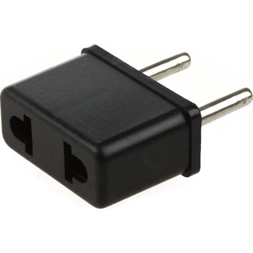 Top quality Plug Adapter for USA Flat to Europe Round Pin