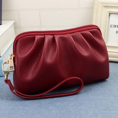 Retro Womens Evening Jacket PU Leather Shoulder Bag Womens Small Envelope Wallet Handbag Womens Clutches