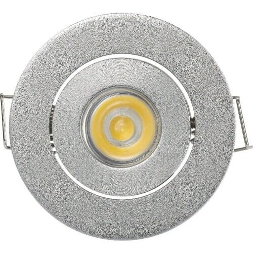 10Pcs/Lot Silver Color 3W Mini LED Downlight Indoor Led Lighting Fixtures 220V