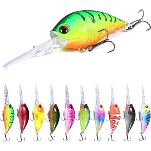 12.5cm 20.5g Minnow Fishing lure Pike Carp Fishing Artificial Hard Bait Fish Lures Wobbler Crankbait Tackle Diving 0.5-3m