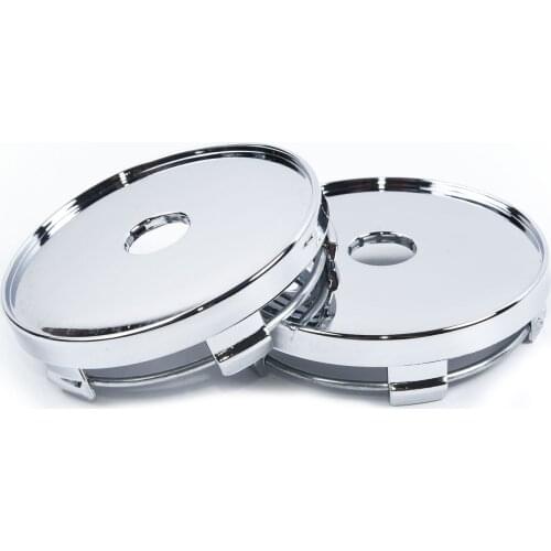 4pcs Universal Car Vehicle Wheel Hub Center Cap Cover 60mm New ABS Silver Car Trucks Hub Center Covers Decoration