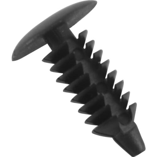 50Pcs Push Fender Flare Fastener Universal 6mm Hole Auto Fastener fit Clips Rivet Auto Fastener Clip Plastic Vehicle Fastener