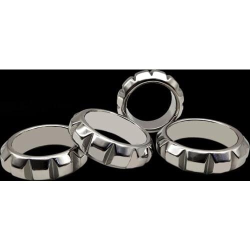 Bdsm Male Delay Ejaculation Penis Lock Ring Stainless steel Ball Scrotum Stretcher Adult Bondage Cock Rings Sex Toys For Men
